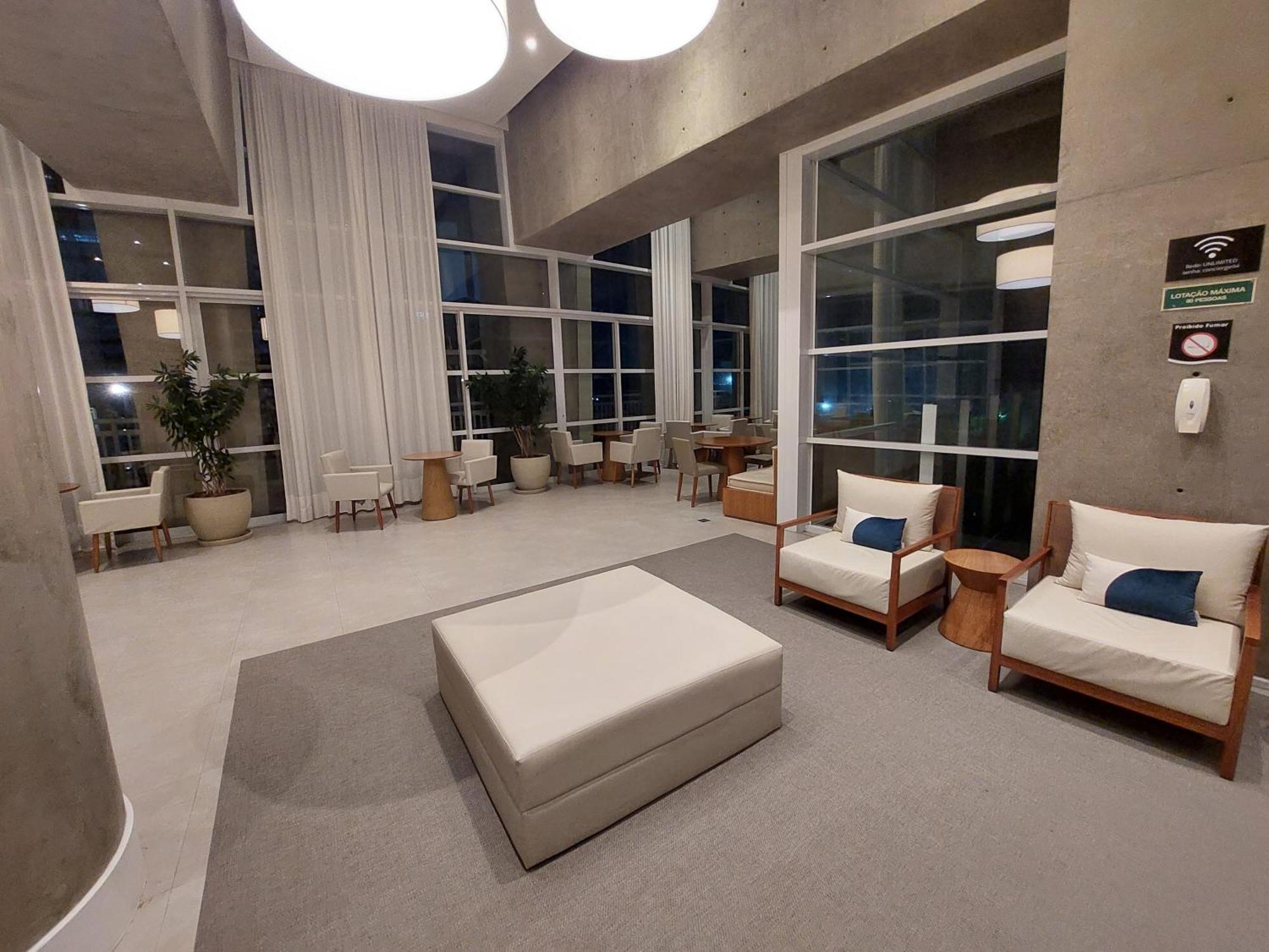 Apartmán Book Santos - Unlimited 1112 - Um Pe Na Areia Exteriér fotografie