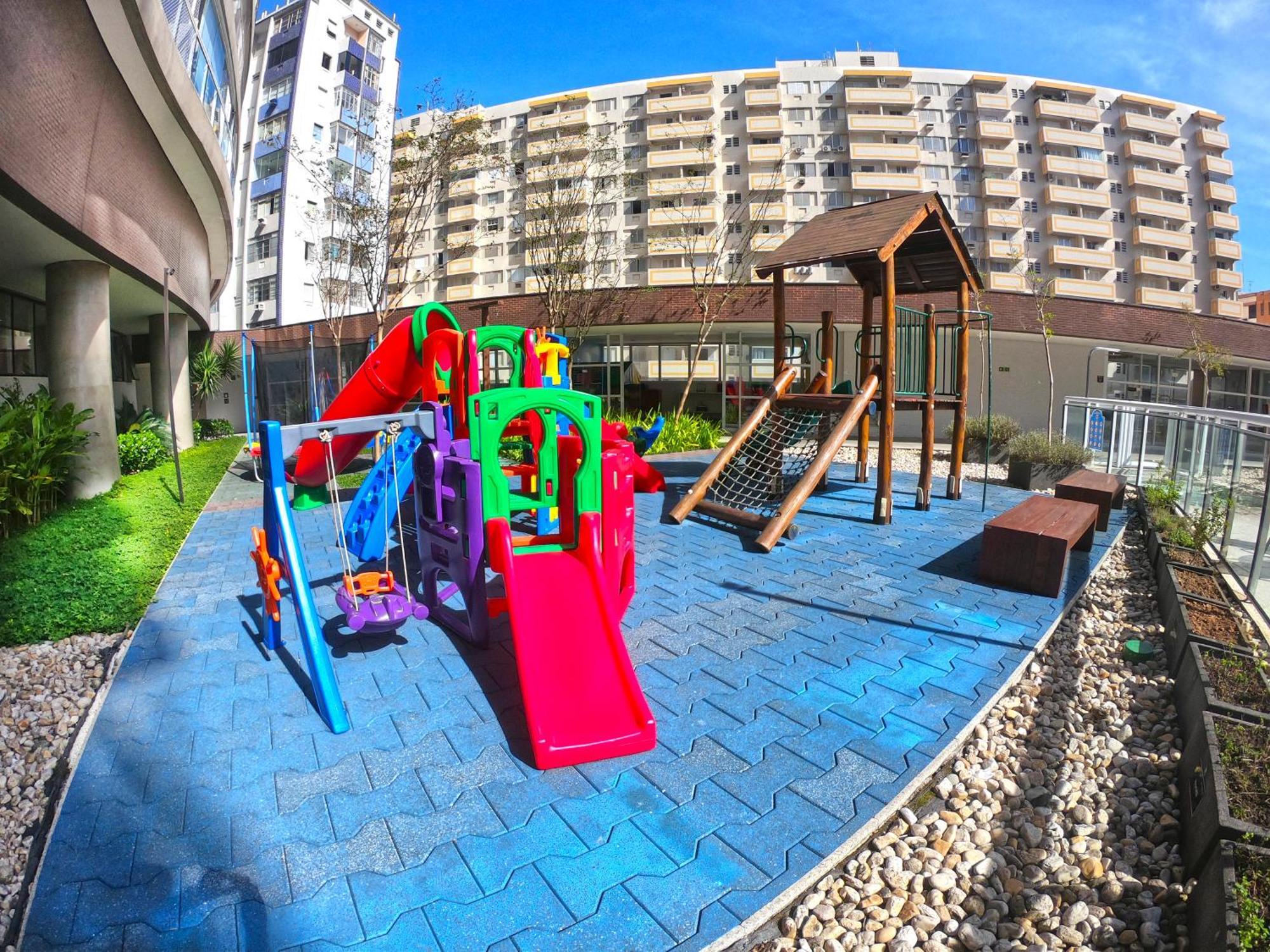 Apartmán Book Santos - Unlimited 1112 - Um Pe Na Areia Exteriér fotografie