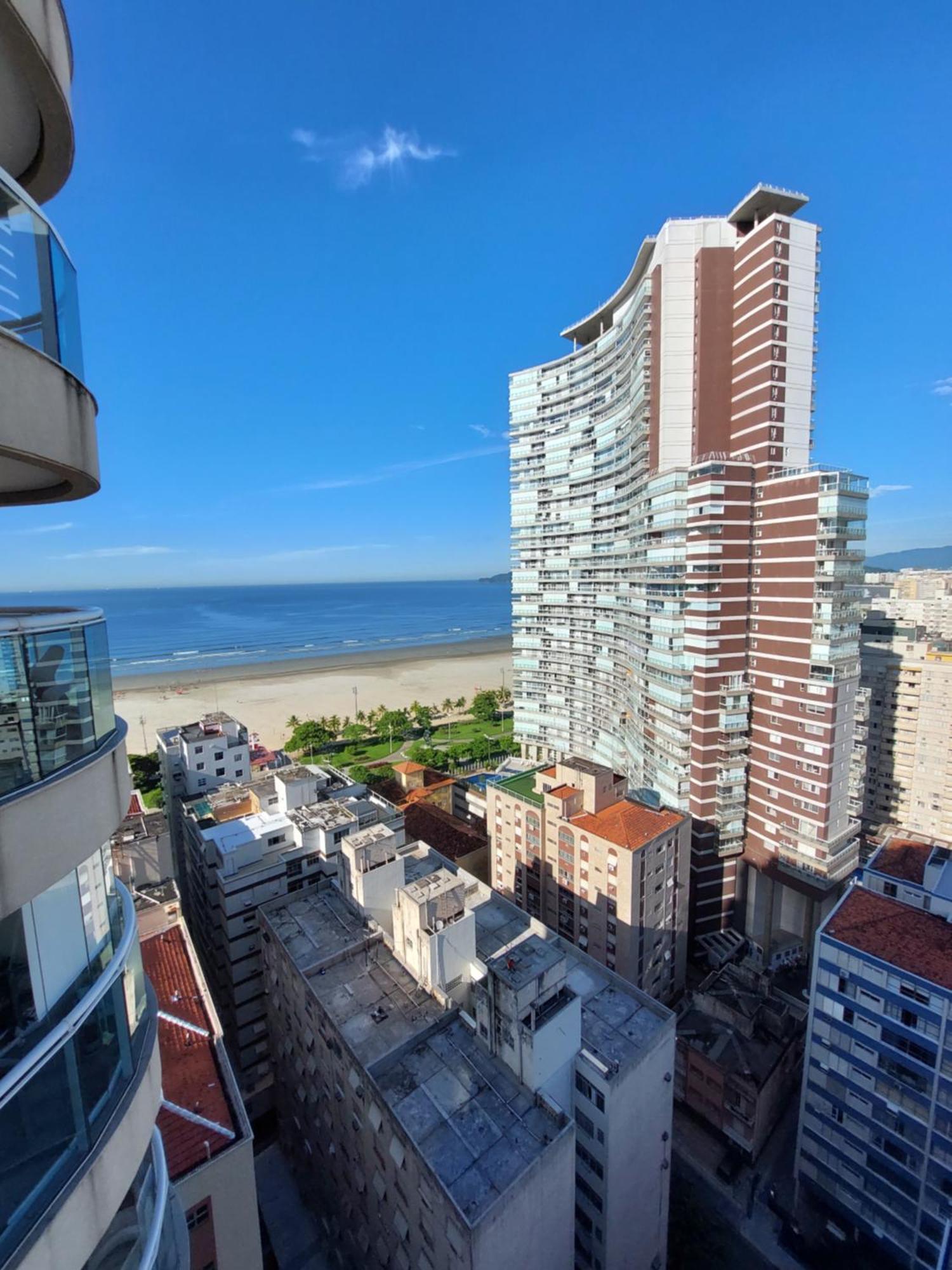 Apartmán Book Santos - Unlimited 1112 - Um Pe Na Areia Exteriér fotografie
