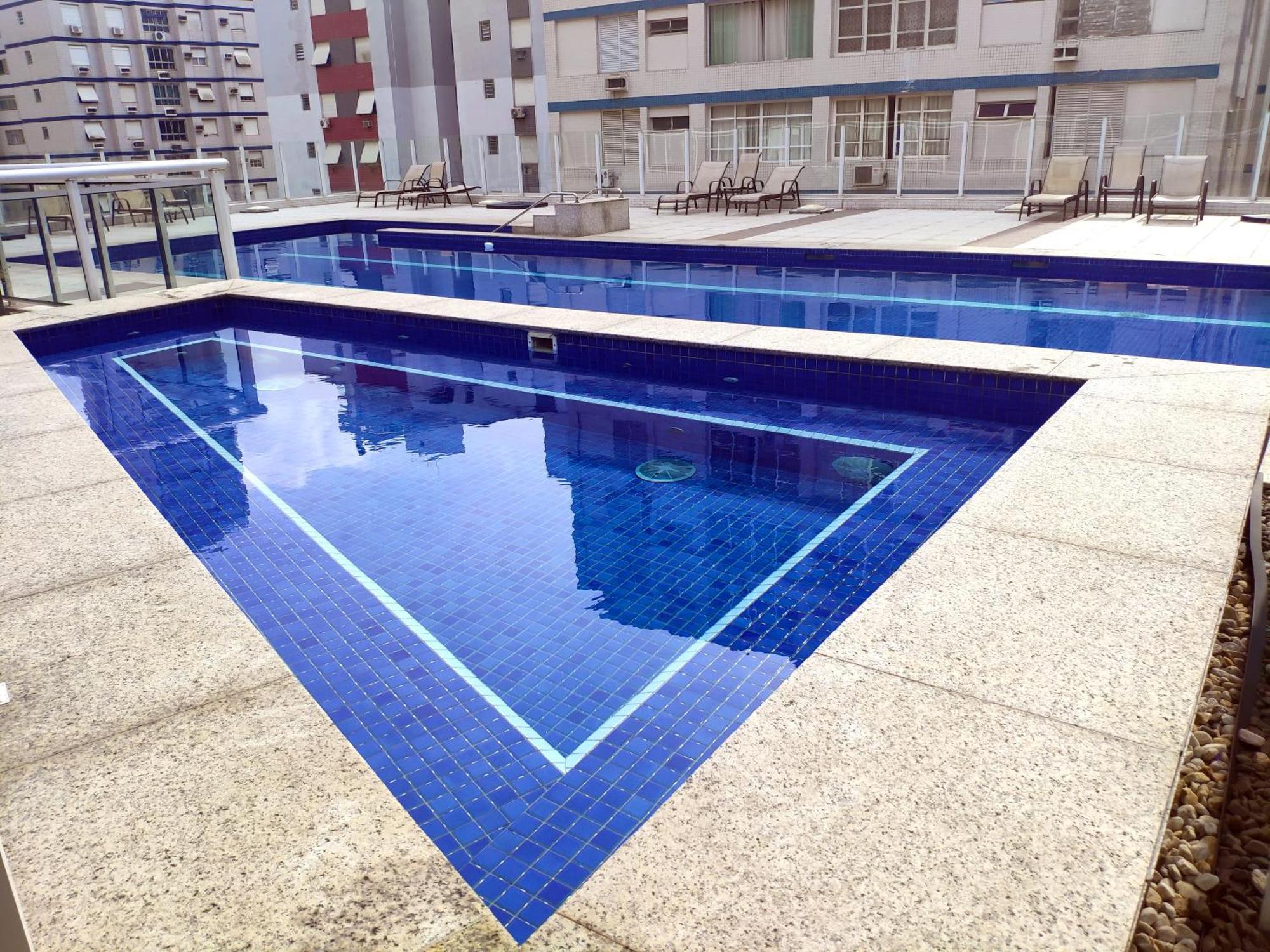 Apartmán Book Santos - Unlimited 1112 - Um Pe Na Areia Exteriér fotografie