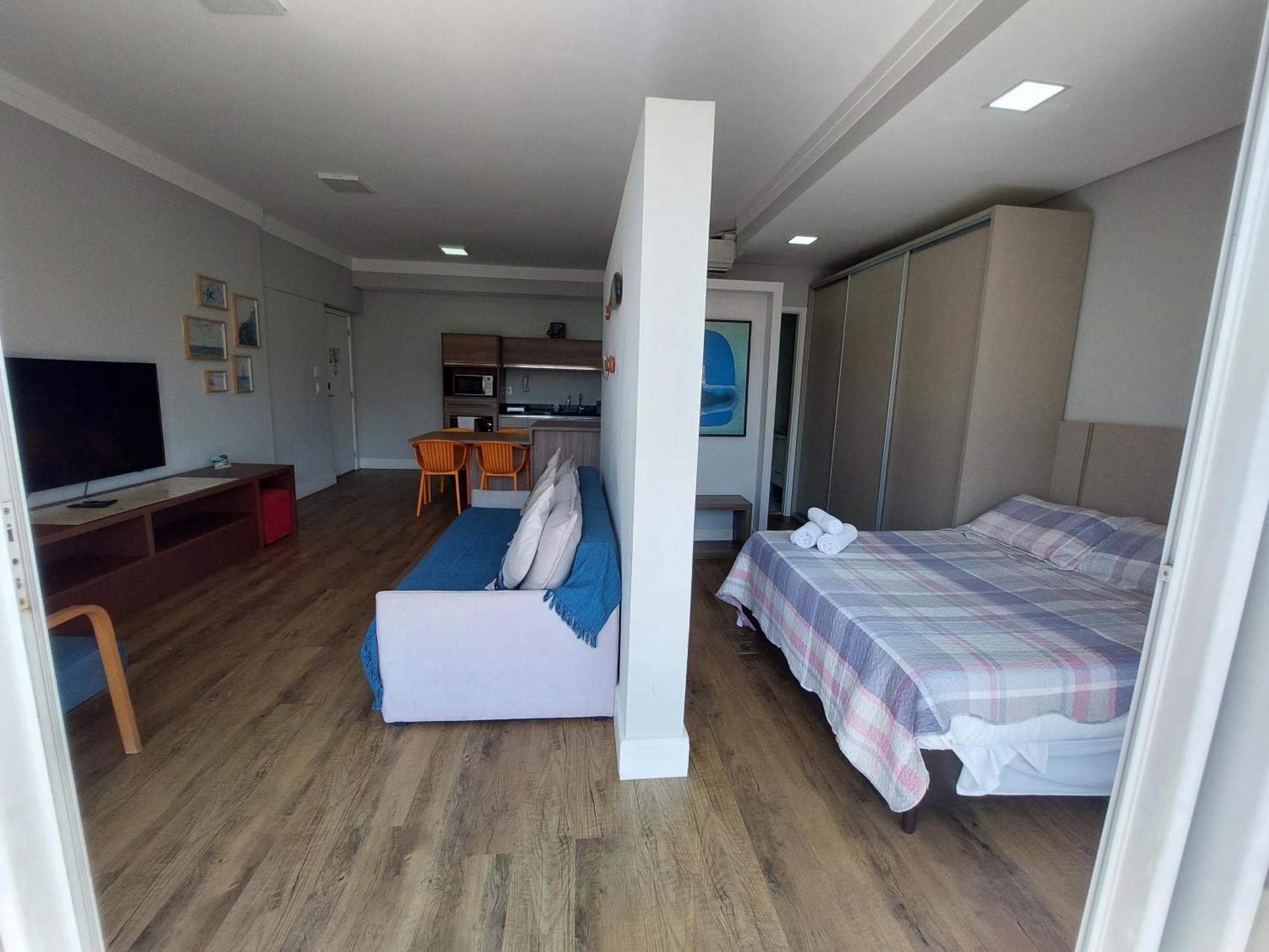 Apartmán Book Santos - Unlimited 1112 - Um Pe Na Areia Exteriér fotografie