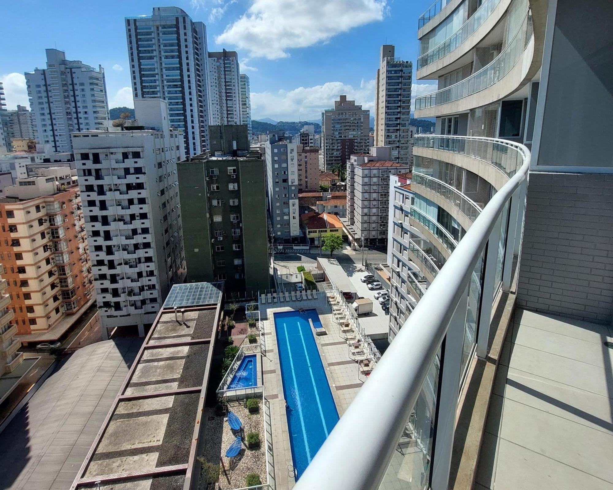 Apartmán Book Santos - Unlimited 1112 - Um Pe Na Areia Exteriér fotografie