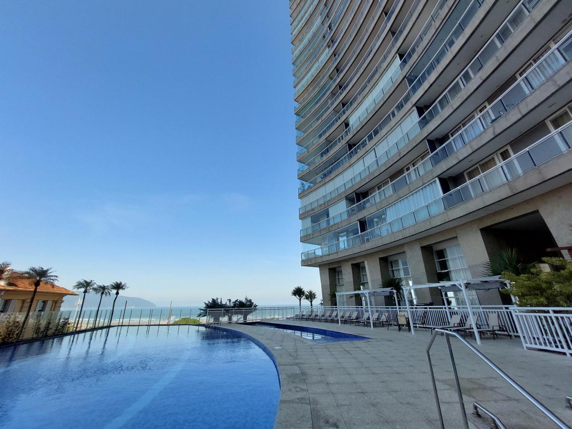 Apartmán Book Santos - Unlimited 1112 - Um Pe Na Areia Exteriér fotografie