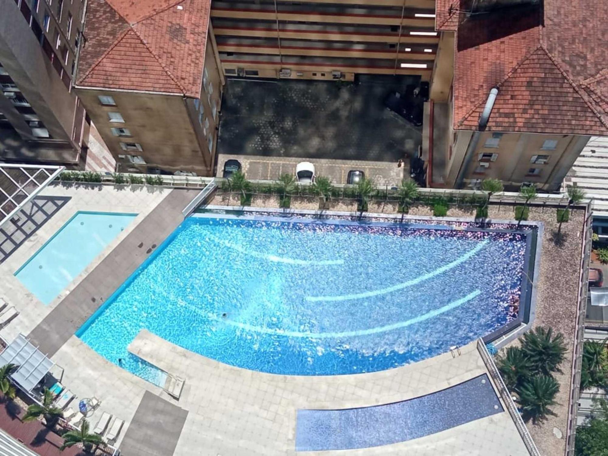 Apartmán Book Santos - Unlimited 1112 - Um Pe Na Areia Exteriér fotografie